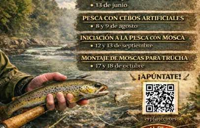 Escuela regional de pesca fluvial. Cursos 2026